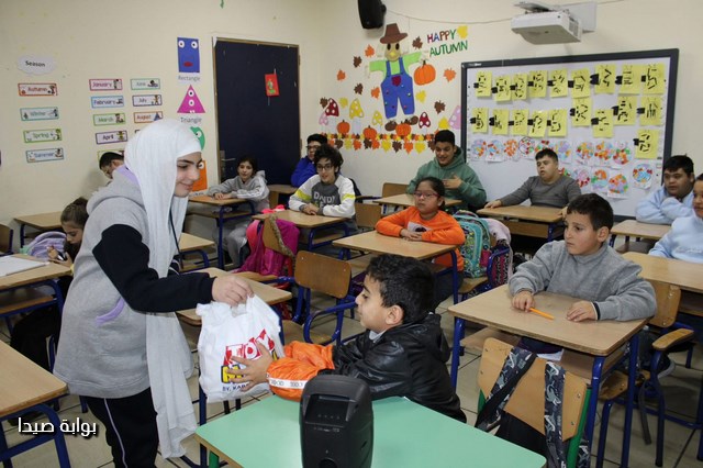 بمناسبة اليوم العالمي "لأصحاب الهمم" نشاط طلاب الإيمان في جمعية المواساة (خبر + 14 صورة)
